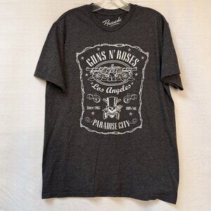 Guns N Roses Paradise City Graphic Bravado Shirt Unisex Medium Band Tee Grunge